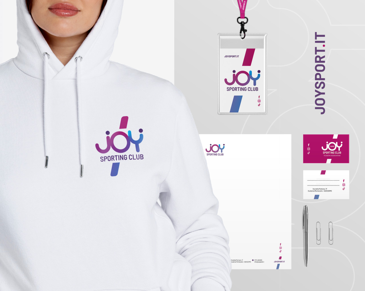 JUICE - Joy Sporting Club Identità visiva